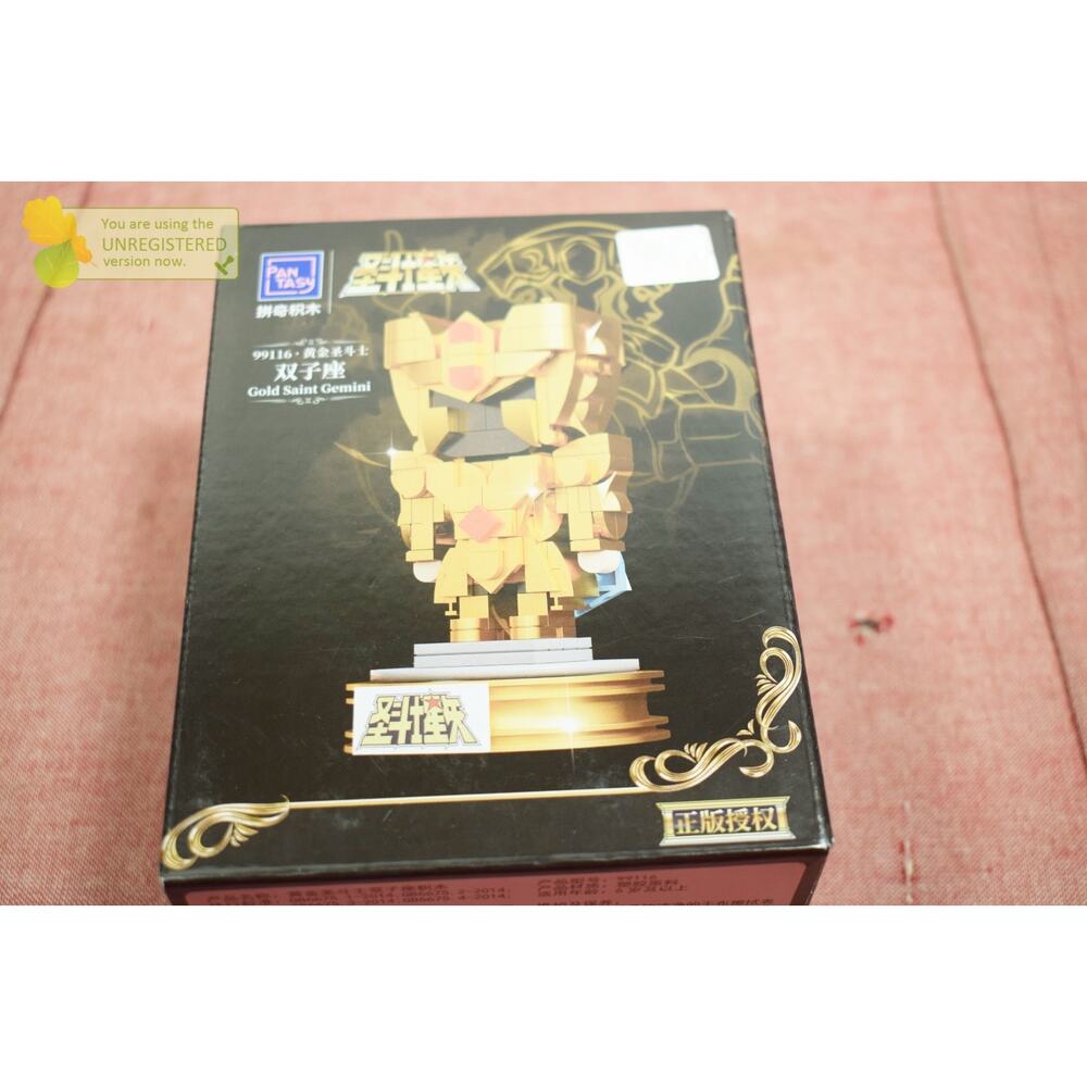 Pantasy Saint Seiya Gold Saint Gemini Buildable 235pc Brick Block Set 99116 #